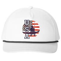 USA Gymnast  Gymnastics Team Athlete American Flag Snapback Five-Panel Rope Hat