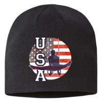 USA Gymnast  Gymnastics Team Athlete American Flag Sustainable Beanie