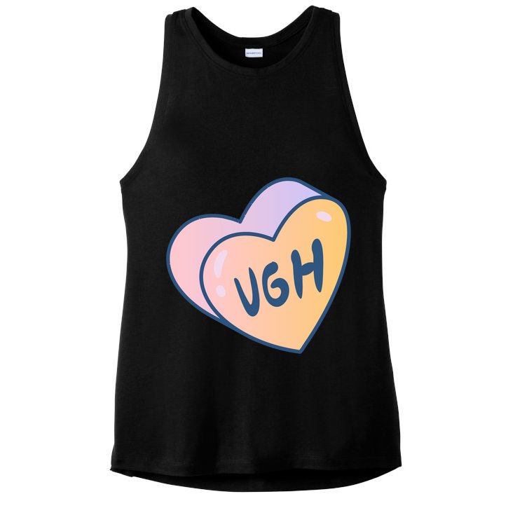 Ugh Heart Ladies PosiCharge Tri-Blend Wicking Tank