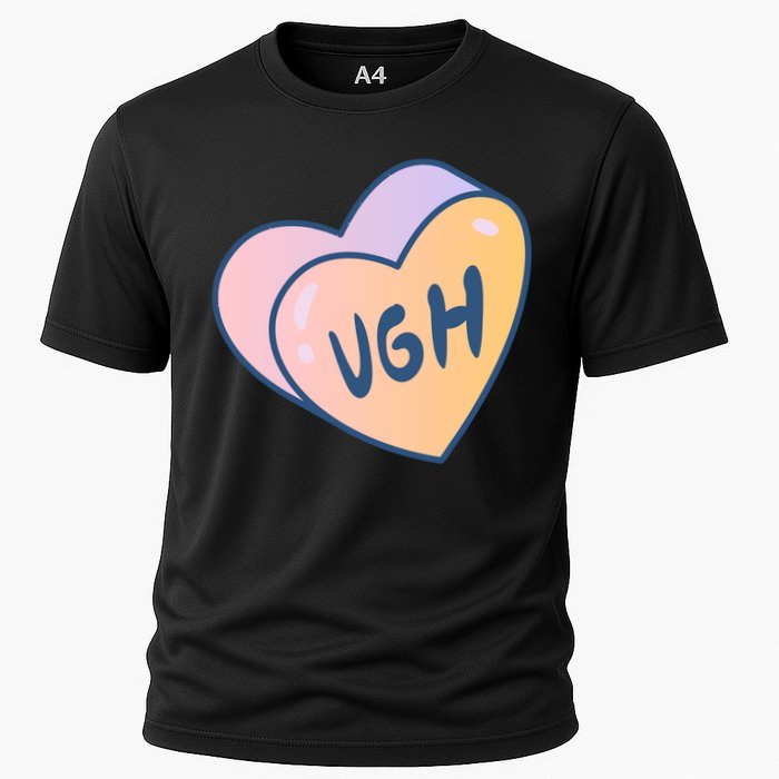 Ugh Heart Cooling Performance Crew T-Shirt
