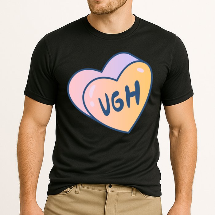 Ugh Heart Cooling Performance Crew T-Shirt