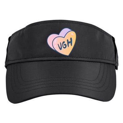 Ugh Heart Adult Drive Performance Visor