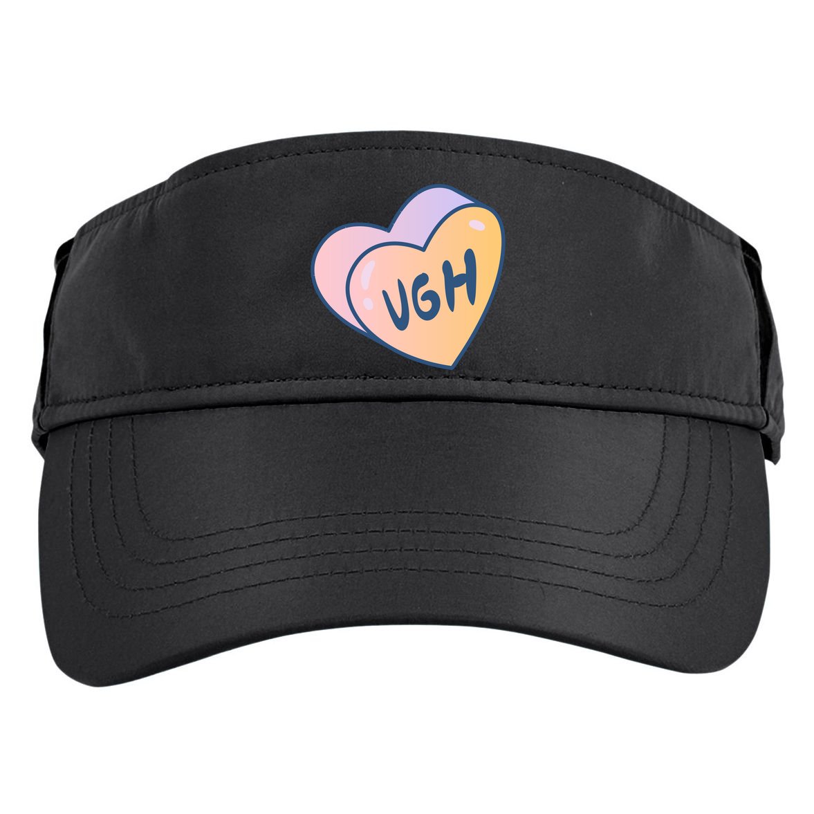 Ugh Heart Adult Drive Performance Visor