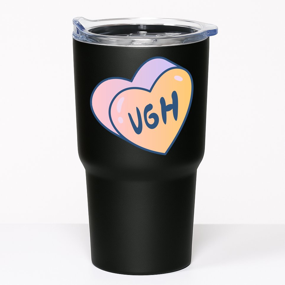 Ugh Heart Tumbler
