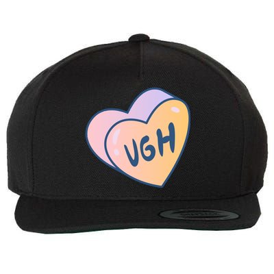 Ugh Heart Wool Snapback Cap