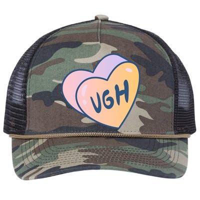 Ugh Heart Retro Rope Trucker Hat Cap