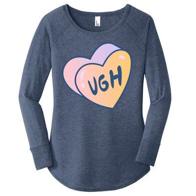 Ugh Heart Women's Perfect Tri Tunic Long Sleeve Shirt