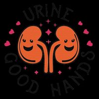 Urine Good Hands Funny Dialysis Technician Nurse Saying Bag