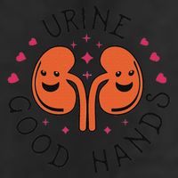 Urine Good Hands Funny Dialysis Technician Nurse Saying Hat