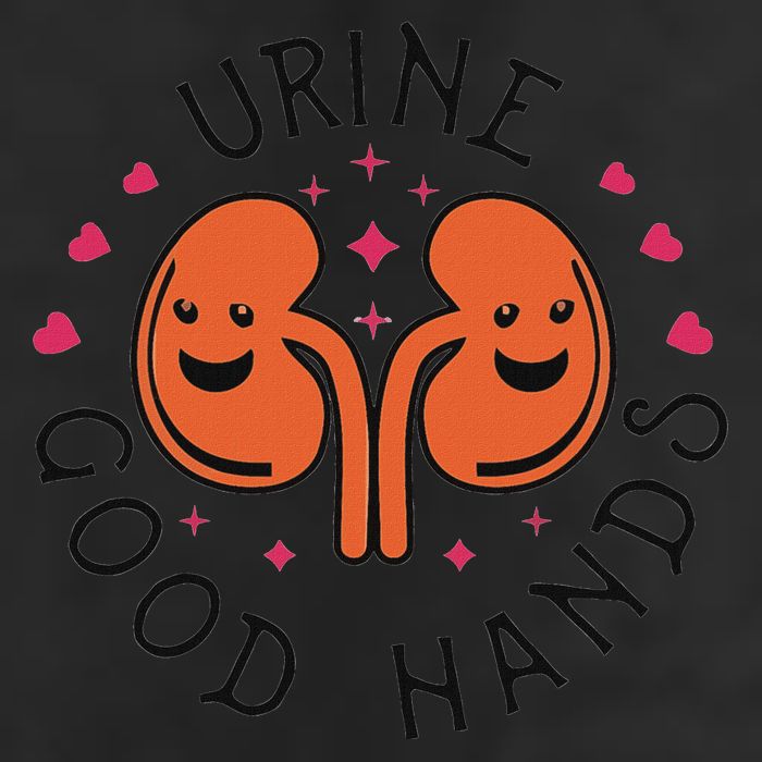 Urine Good Hands Funny Dialysis Technician Nurse Saying Hat