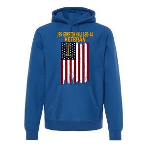 Uss Gunston Hall Lsd44 Dock Landing Ship Veteran Father Day Gift Premium Hoodie