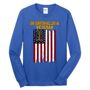 Uss Gunston Hall Lsd44 Dock Landing Ship Veteran Father Day Gift Tall Long Sleeve T-Shirt