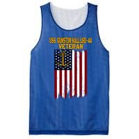 Uss Gunston Hall Lsd44 Dock Landing Ship Veteran Father Day Gift Mesh Reversible Basketball Jersey Tank