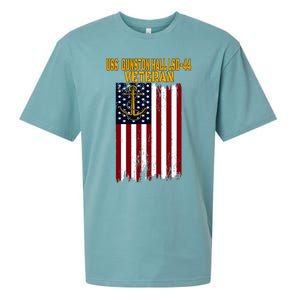 Uss Gunston Hall Lsd44 Dock Landing Ship Veteran Father Day Gift Sueded Cloud Jersey T-Shirt