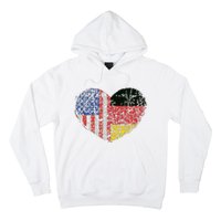 USA Germany Heart Dual Citizenship Hoodie