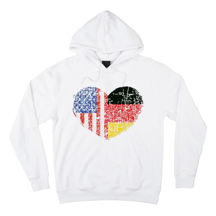 USA Germany Heart Dual Citizenship Hoodie