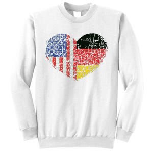 USA Germany Heart Dual Citizenship Sweatshirt