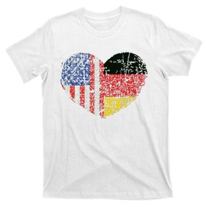 USA Germany Heart Dual Citizenship T-Shirt