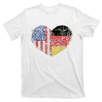 USA Germany Heart Dual Citizenship T-Shirt