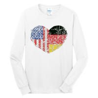 USA Germany Heart Dual Citizenship Tall Long Sleeve T-Shirt