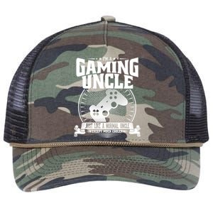 Uncle Gamer Hero Gift Retro Rope Trucker Hat Cap