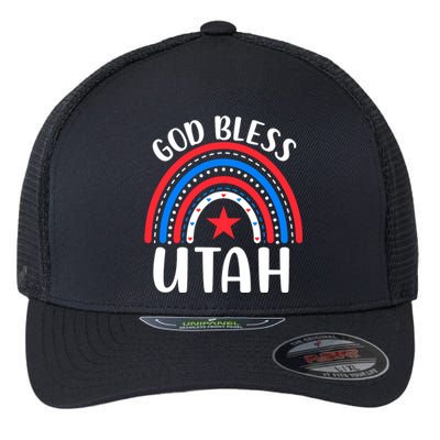 Utah Gift I Love Utah Usa Cool Gift Flexfit Unipanel Trucker Cap