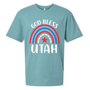 Utah Gift I Love Utah Usa Great Gift Sueded Cloud Jersey T-Shirt