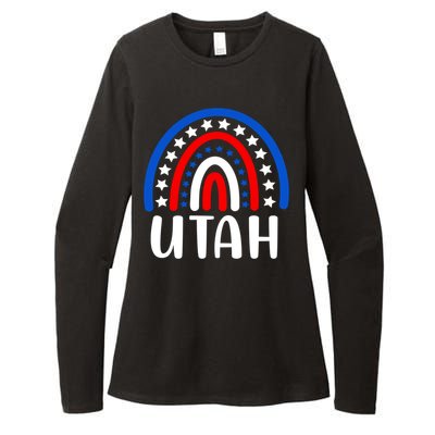 Utah Gift I Love Utah Usa Gift Womens CVC Long Sleeve Shirt