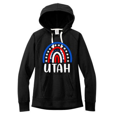 Utah Gift I Love Utah Usa Gift Women's Fleece Hoodie