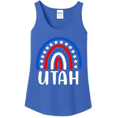 Utah Gift I Love Utah Usa Gift Ladies Essential Tank