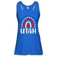 Utah Gift I Love Utah Usa Gift Ladies Essential Flowy Tank