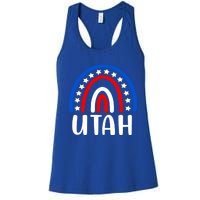 Utah Gift I Love Utah Usa Gift Women's Racerback Tank