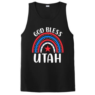 Utah Gift I Love Utah Usa Meaningful Gift PosiCharge Competitor Tank