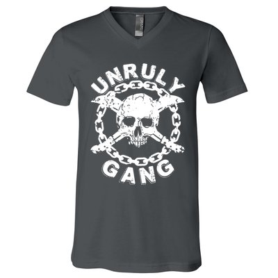 Unruly Gang Jamaican Dancehall Music V-Neck T-Shirt