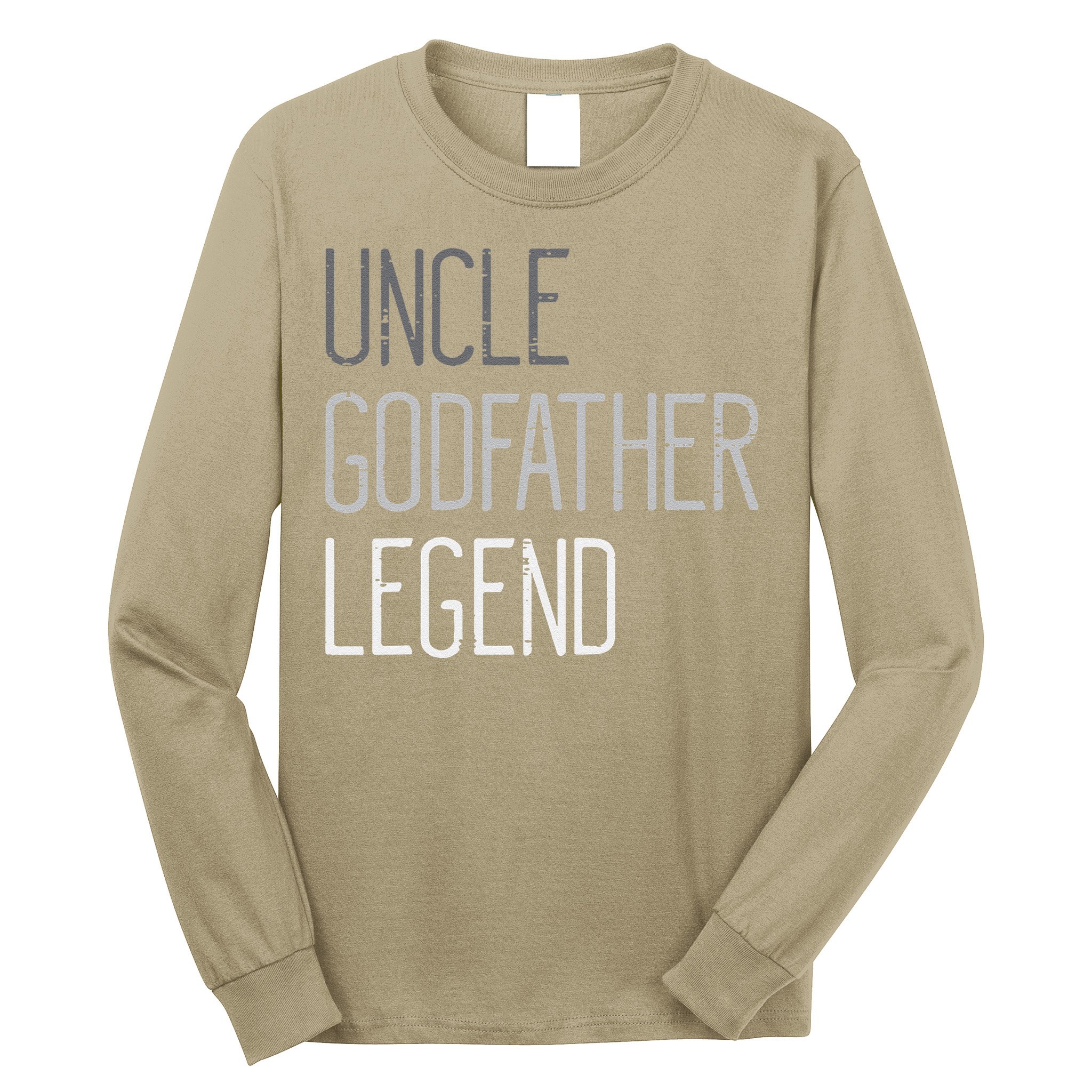 Uncle Godfather Legend Funny Fathers Day Family Brother Long Sleeve Shirt