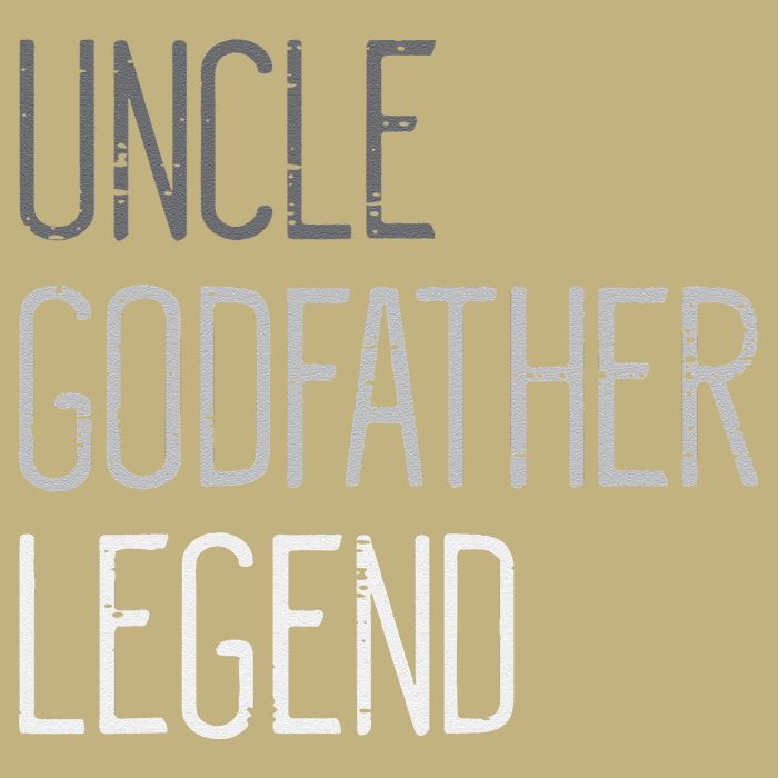 Uncle Godfather Legend Funny Fathers Day Family Brother Long Sleeve Shirt