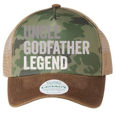 Uncle Godfather Legend For A Favorite Uncle Family Baptism Legacy Tie Dye Trucker Hat