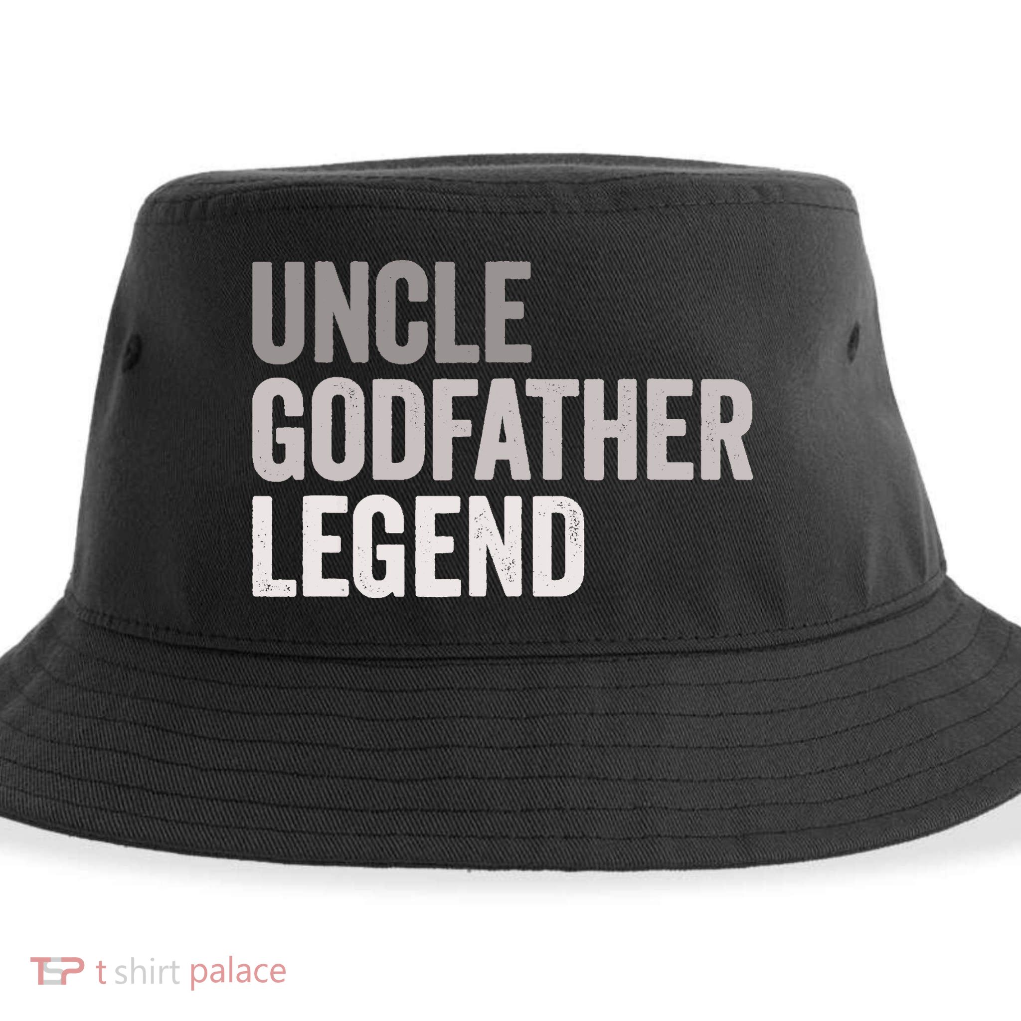 Uncle Godfather Legend For A Favorite Uncle Family Baptism Sustainable Bucket Hat