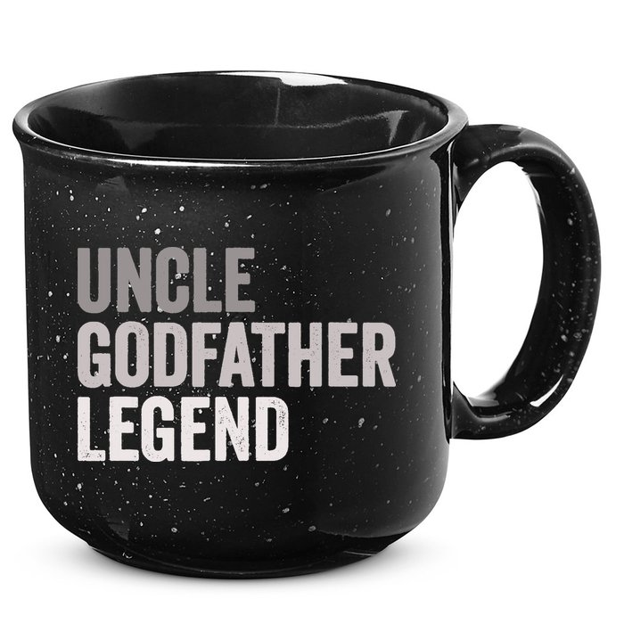 Uncle Godfather Legend For A Favorite Uncle Family Baptism 15oz Campfire Ceramic Mug