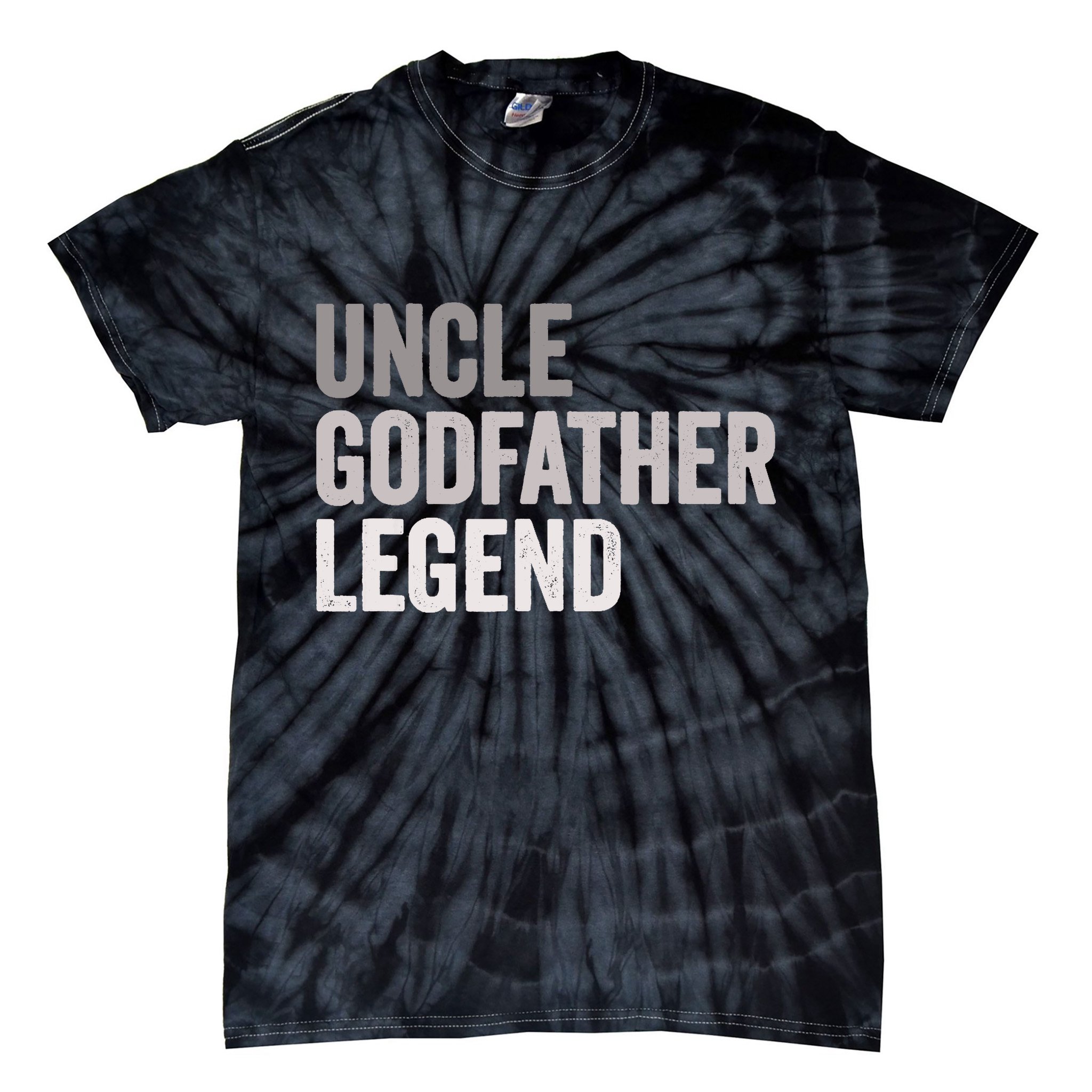 Uncle Godfather Legend For A Favorite Uncle Family Baptism Tie-Dye T-Shirt