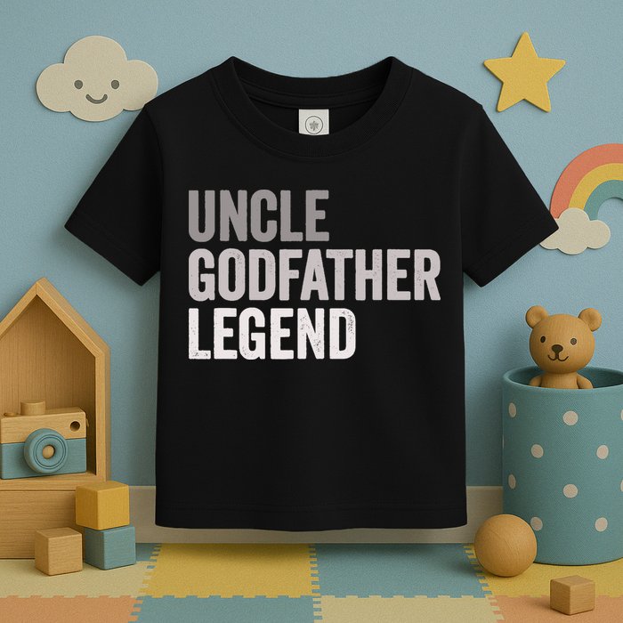 Uncle Godfather Legend For A Favorite Uncle Family Baptism Toddler T-Shirt