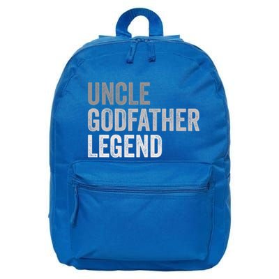 Uncle Godfather Legend Funny Gift Favorite Best Uncle Gift 16 in Basic Backpack