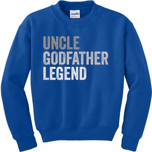 Uncle Godfather Legend Funny Gift Favorite Best Uncle Gift Kids Sweatshirt