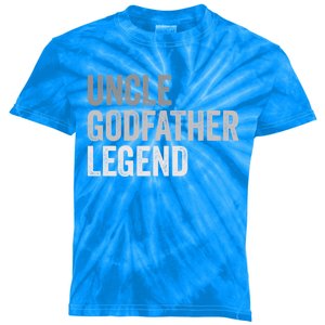 Uncle Godfather Legend Funny Gift Favorite Best Uncle Gift Kids Tie-Dye T-Shirt