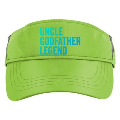 Uncle Godfather Legend Funny Gift Favorite Best Uncle Gift Adult Drive Performance Visor