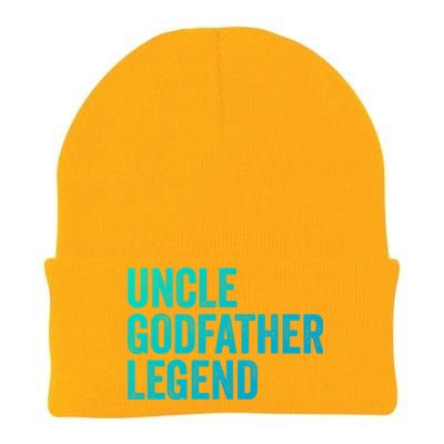 Uncle Godfather Legend Funny Gift Favorite Best Uncle Gift Knit Cap Winter Beanie