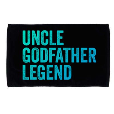 Uncle Godfather Legend Funny Gift Favorite Best Uncle Gift Microfiber Hand Towel