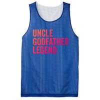 Uncle Godfather Legend Funny Gift Favorite Best Uncle Gift Mesh Reversible Basketball Jersey Tank