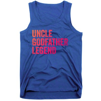 Uncle Godfather Legend Funny Gift Favorite Best Uncle Gift Tank Top