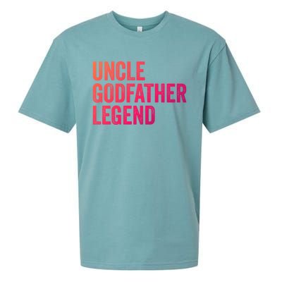 Uncle Godfather Legend Funny Gift Favorite Best Uncle Gift Sueded Cloud Jersey T-Shirt